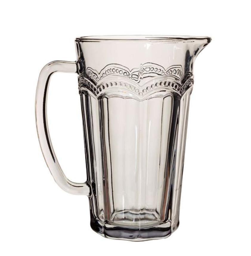 Grey Clarisse Glass Jug