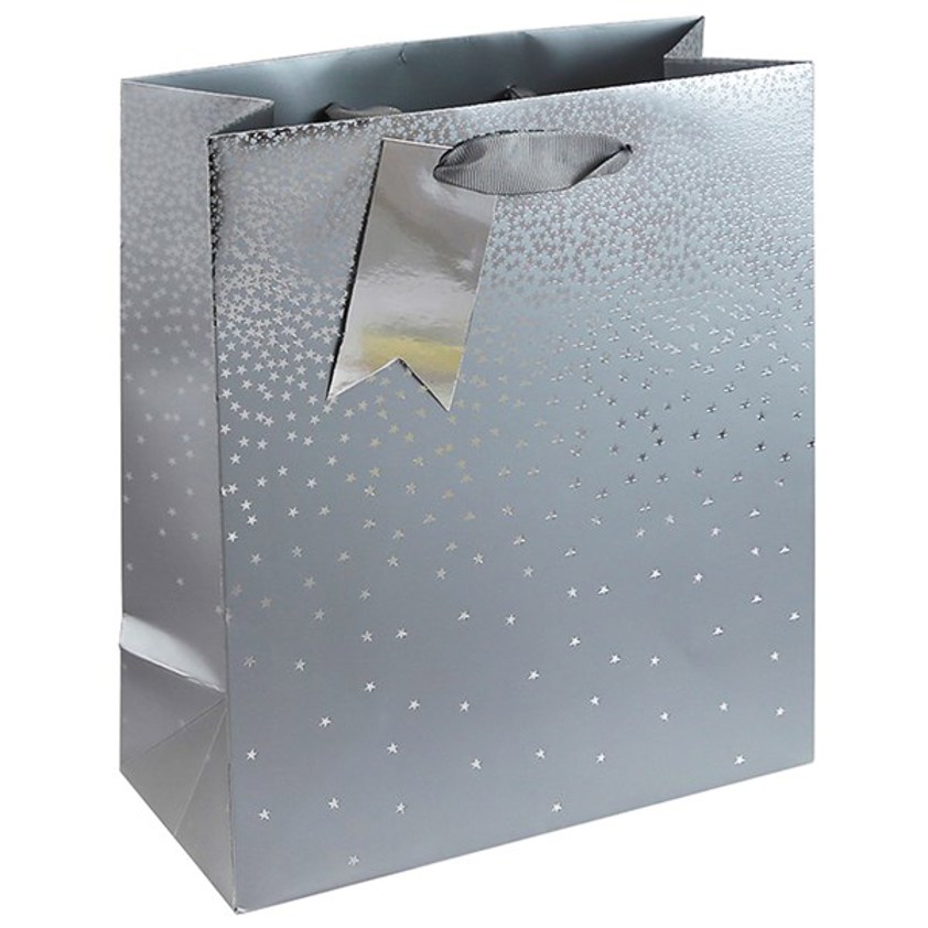 Silver Ombre Gift Bag Medium