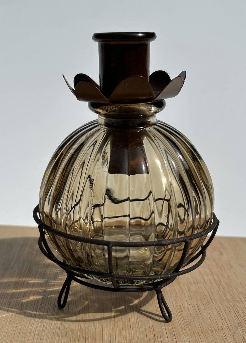 Wire Basket For Jive Bottle Rust 8X4cm