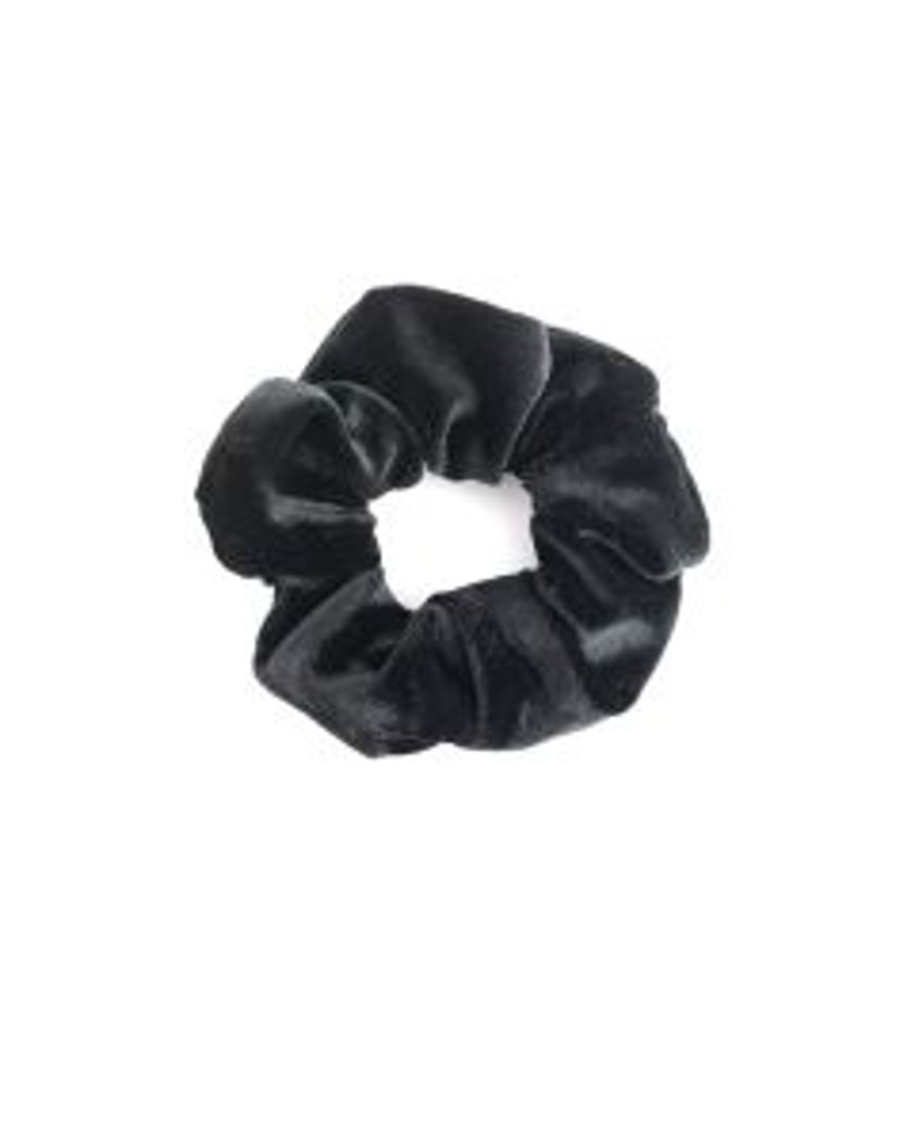 Velvet Scrunchie Black