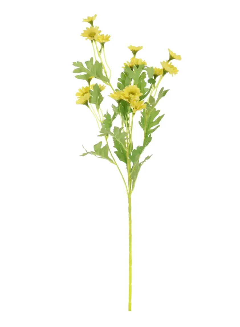 Silk Freya Daisy Spray Yellow