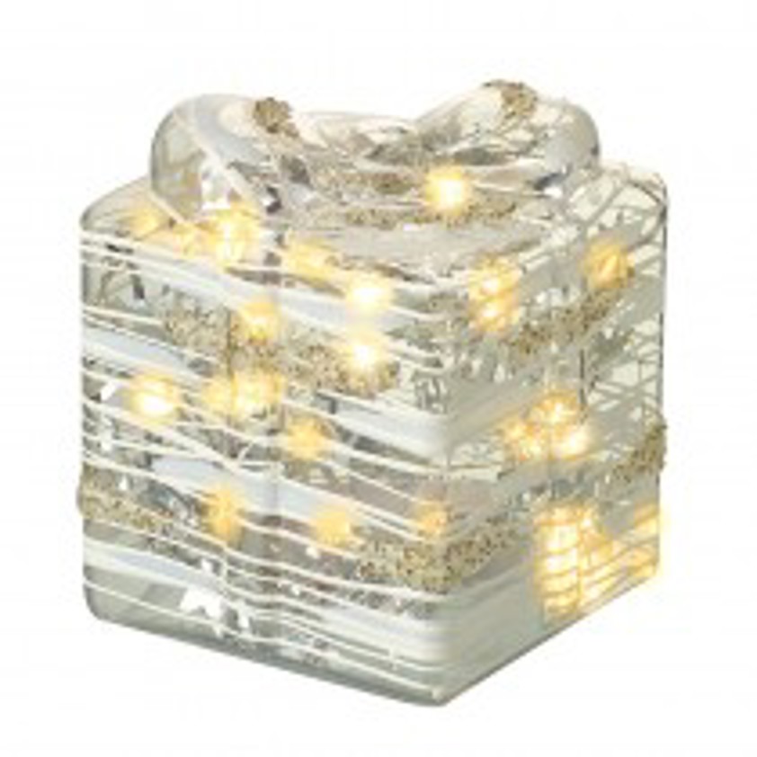 Sm Glass Led Gift Box