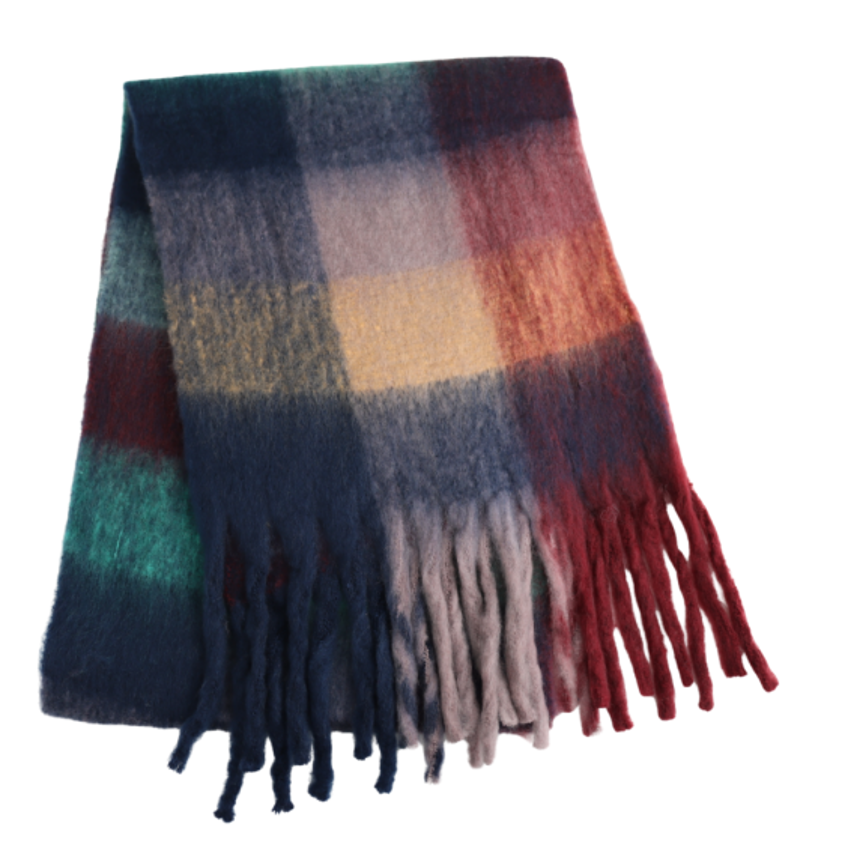 Tartan Scarf Navy