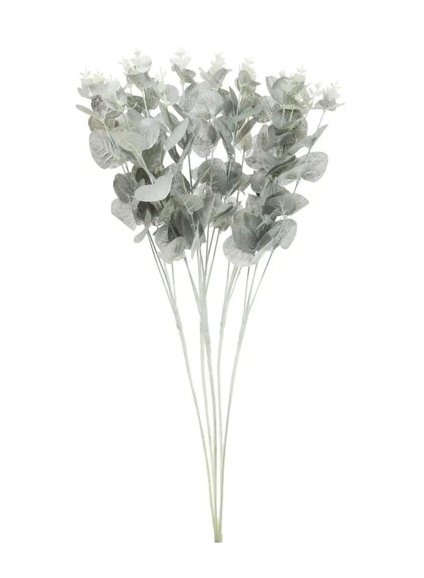Silk Long Stem Eucalyptus Bunch Grey/Silver