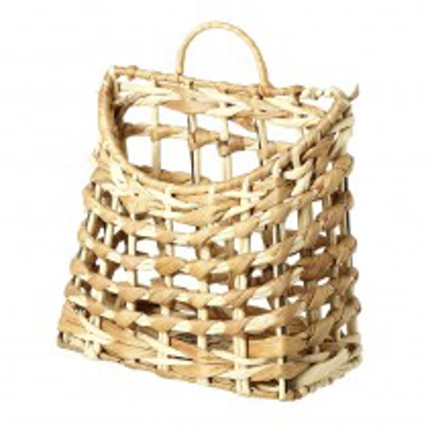 Straw Basket With Handle