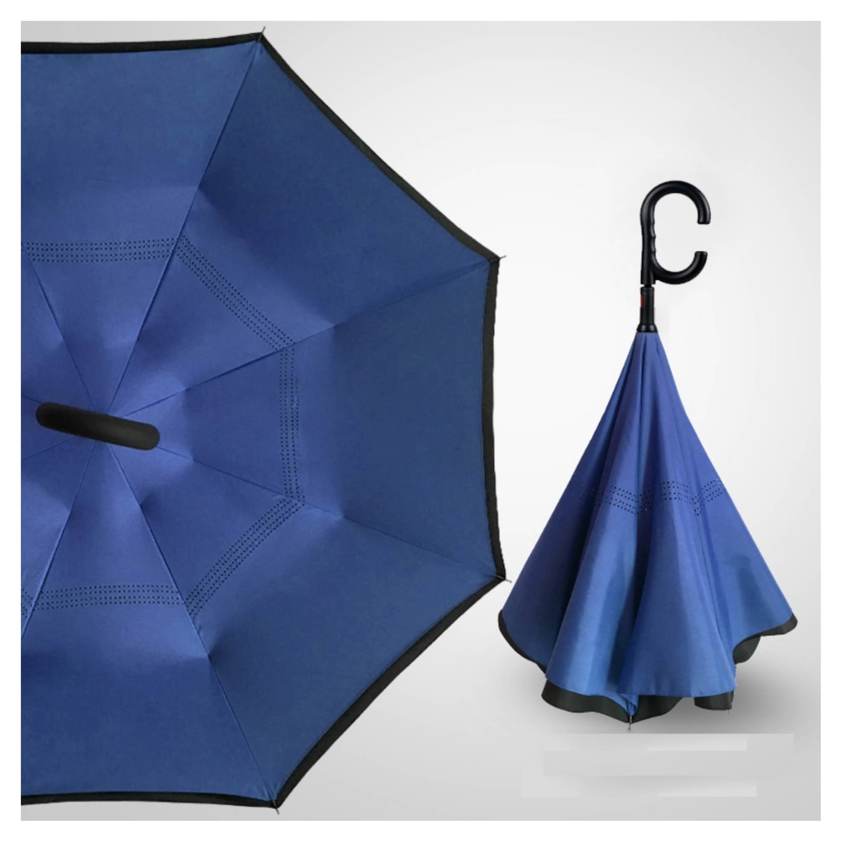 Navy Stripe Umbrella