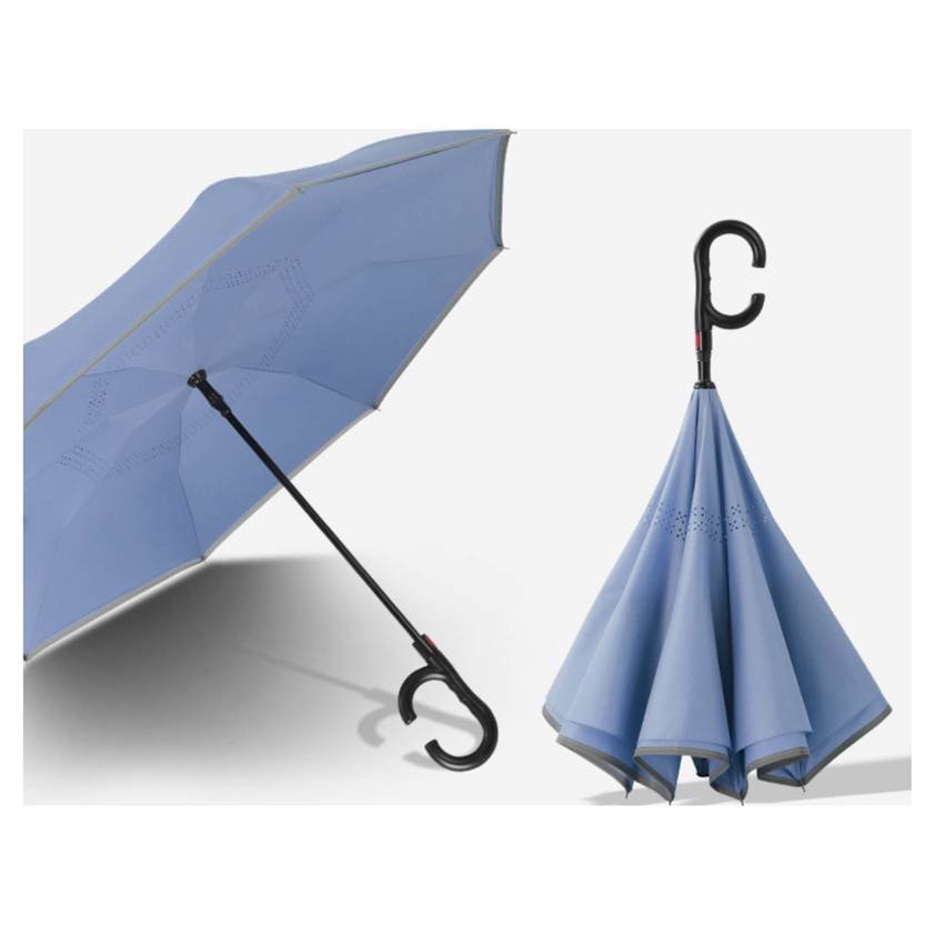 Navy Stripe Umbrella