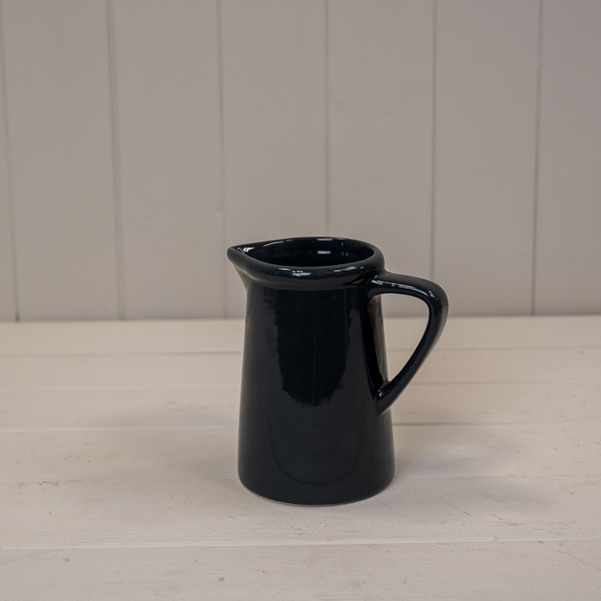 Medium Midnight Blue Ceramic Jug