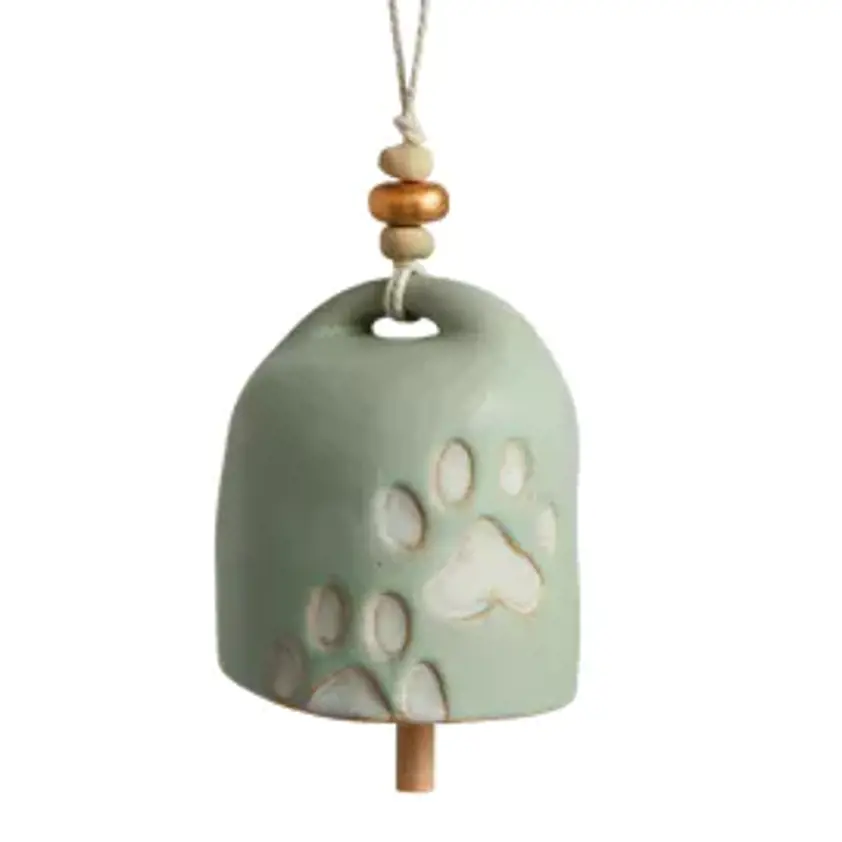 Demdaco Inspired Collection Bell - Paw Prints