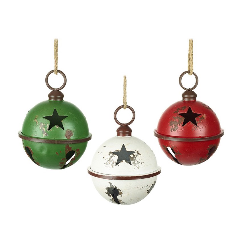 Large Star Cut Out Metal Bauble