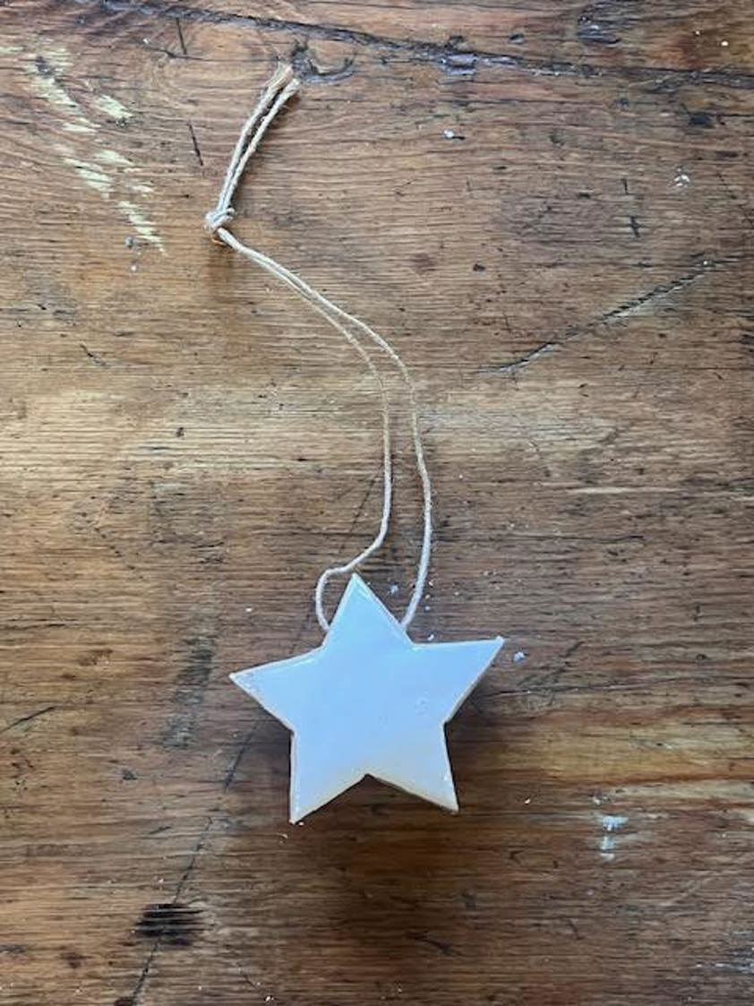 Wooden Enamel Star