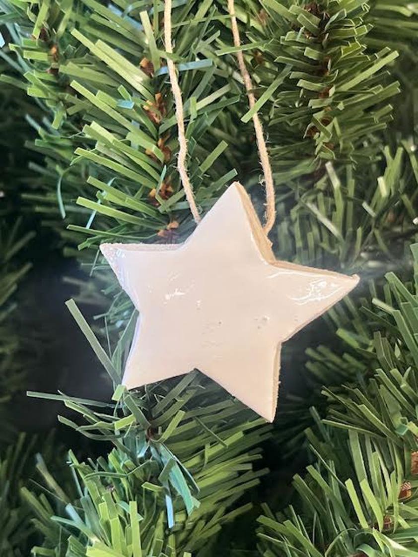 Wooden Enamel Star