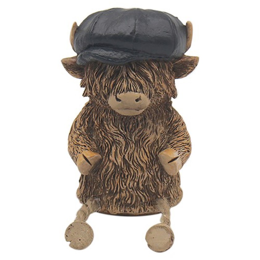 Highland Cow Dangle Legs Cap