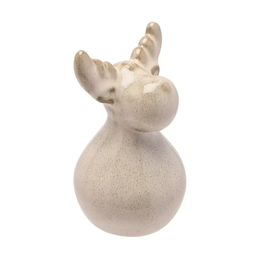 Ceramic Reindeer Decoration 11.5cm