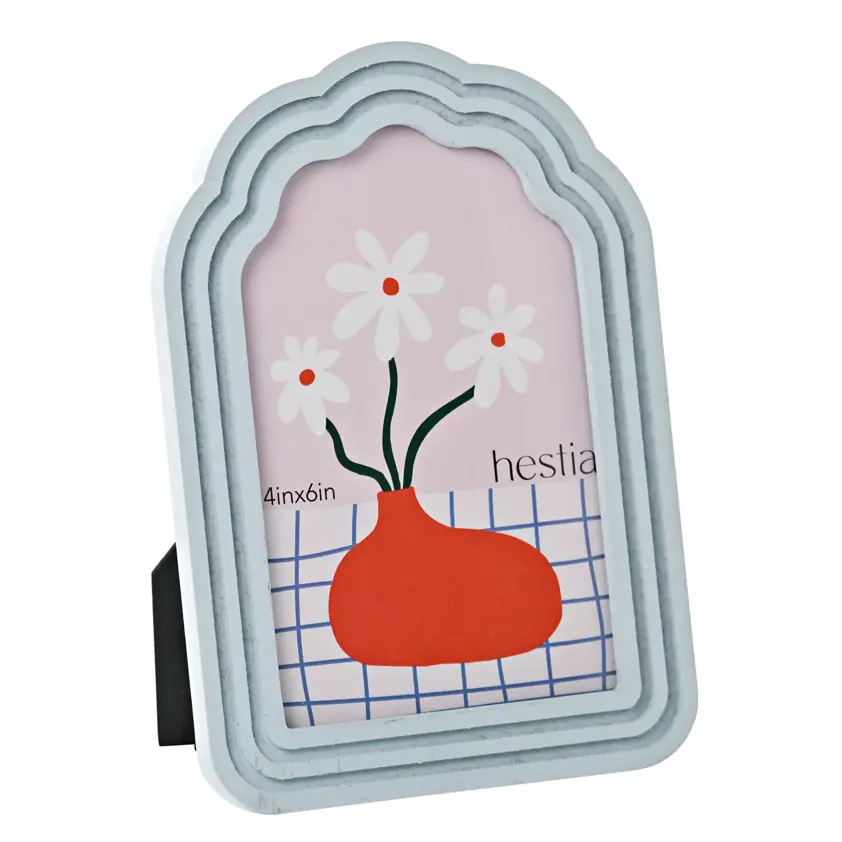Hestia Arched Frame 4" x 6" - Blue