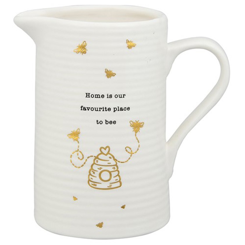 Thoughtful Words Small Jug Home/Bee