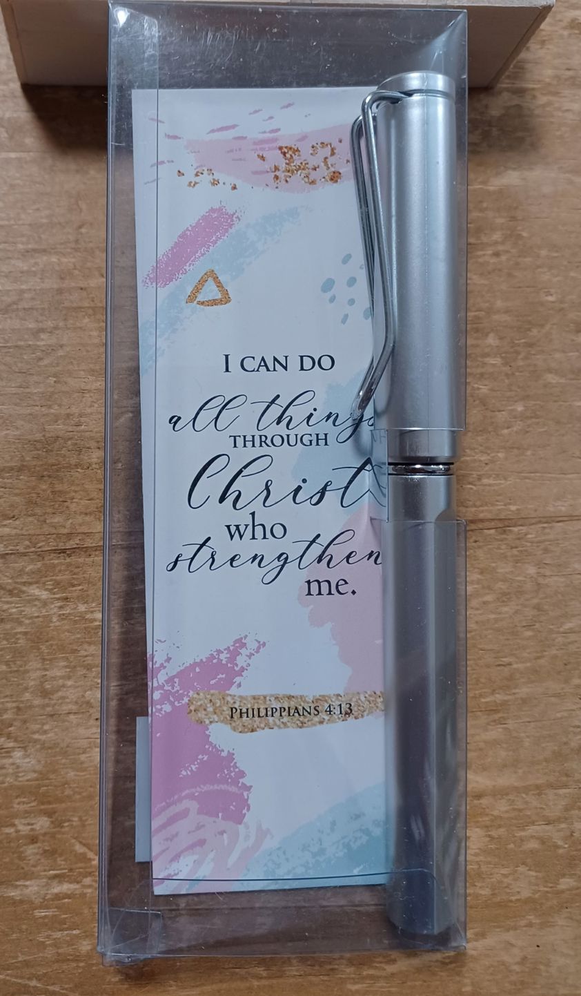 Gel pen - I can do all things through Christ