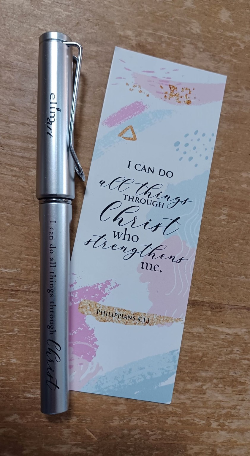 Gel pen - I can do all things through Christ