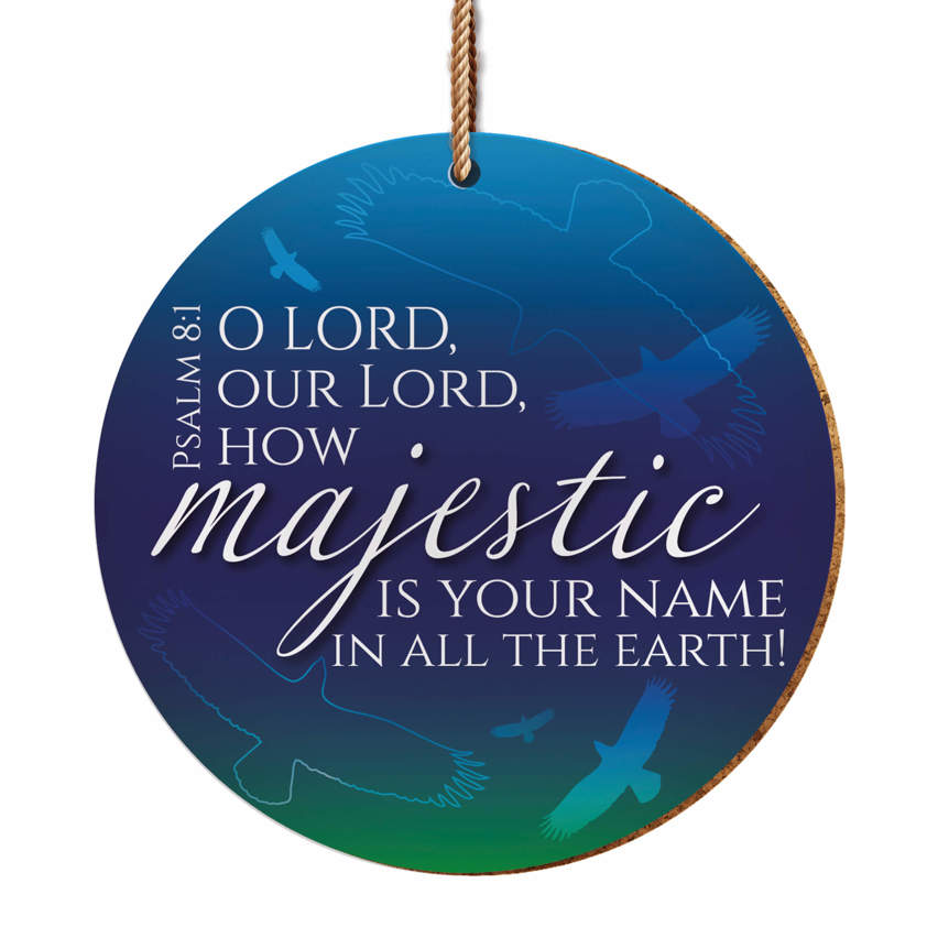 Majestic Ceramic Hanging Decoration with Text