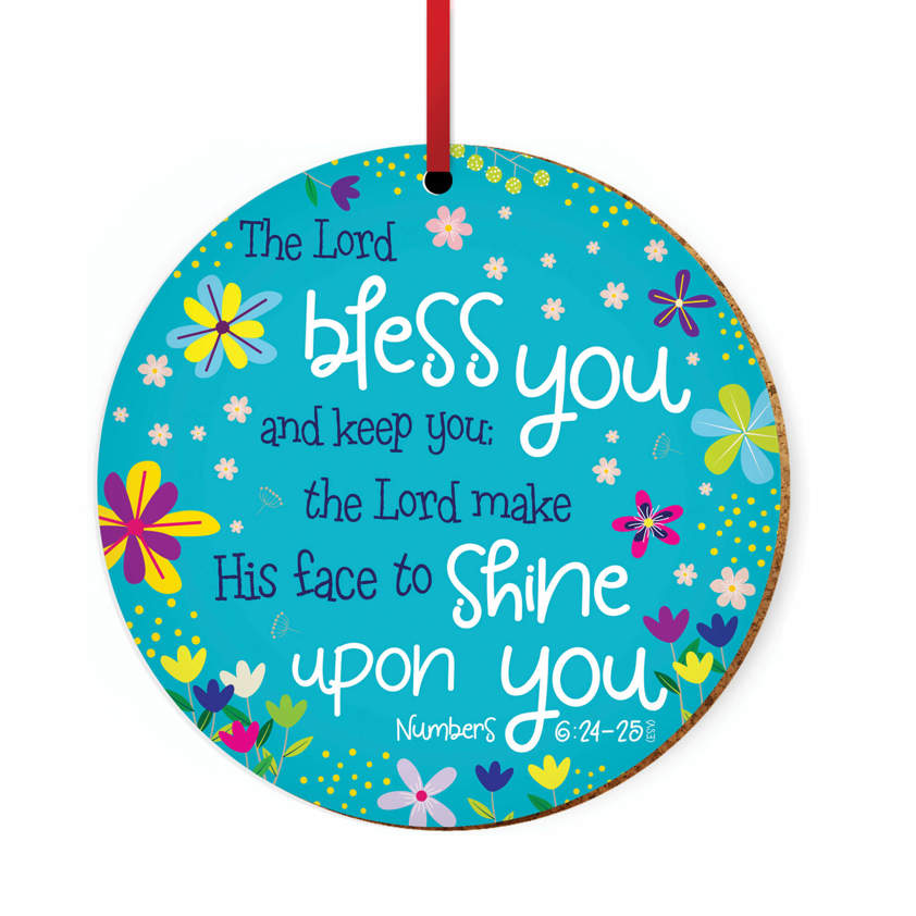 Bless you Ceramic Hanging Decoration with Text