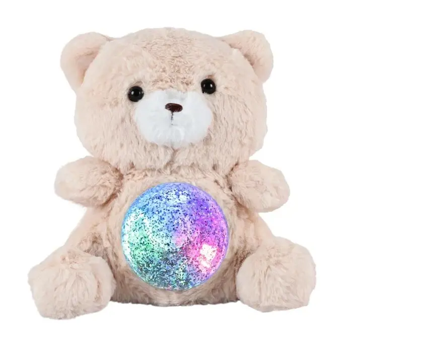 Biscuit The Teddy - Magic Belly wt Glitter Ball