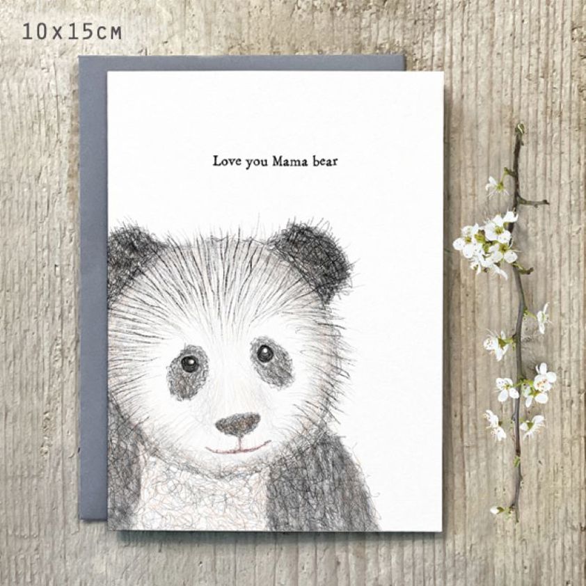 Bear card - Love you Mama bear