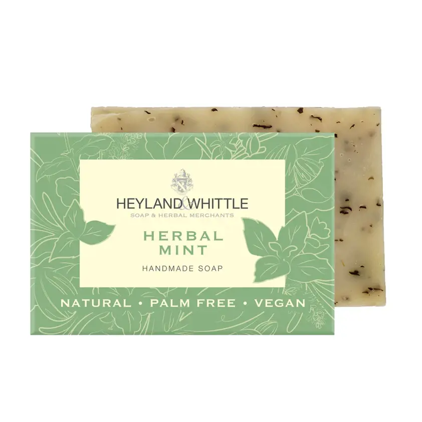 Herbal Mint Handmade Soap 45g Palm Free