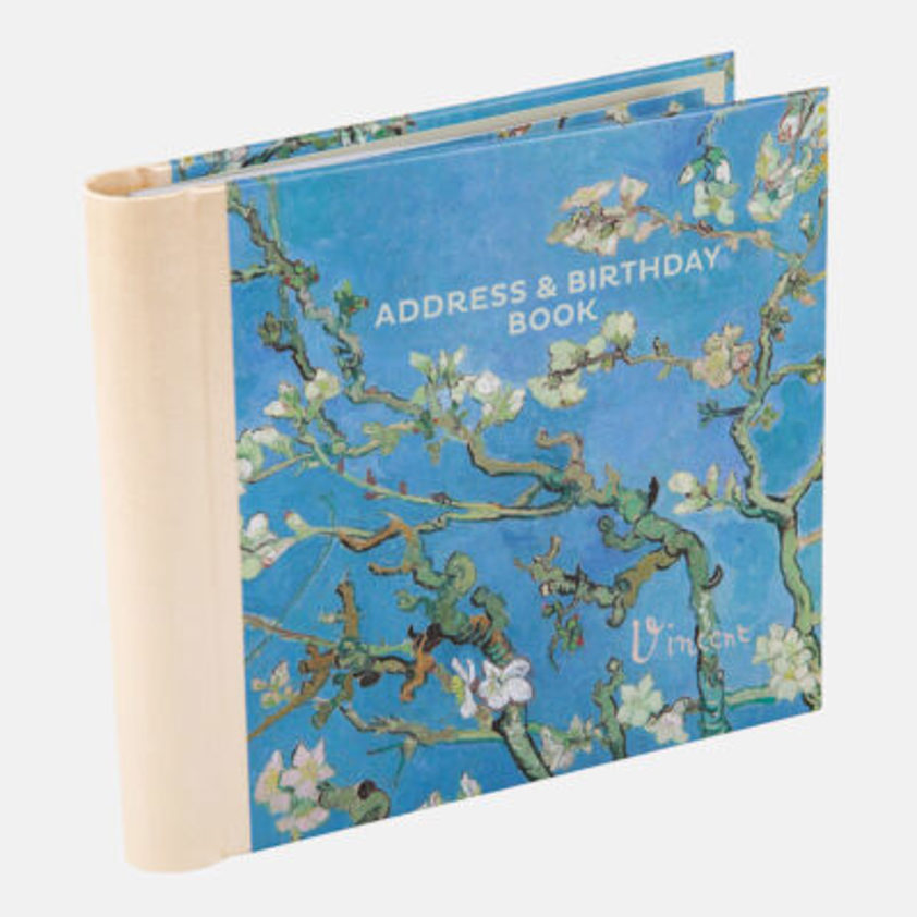 Address & Birthday Book - Van Gogh - Almond Blossom