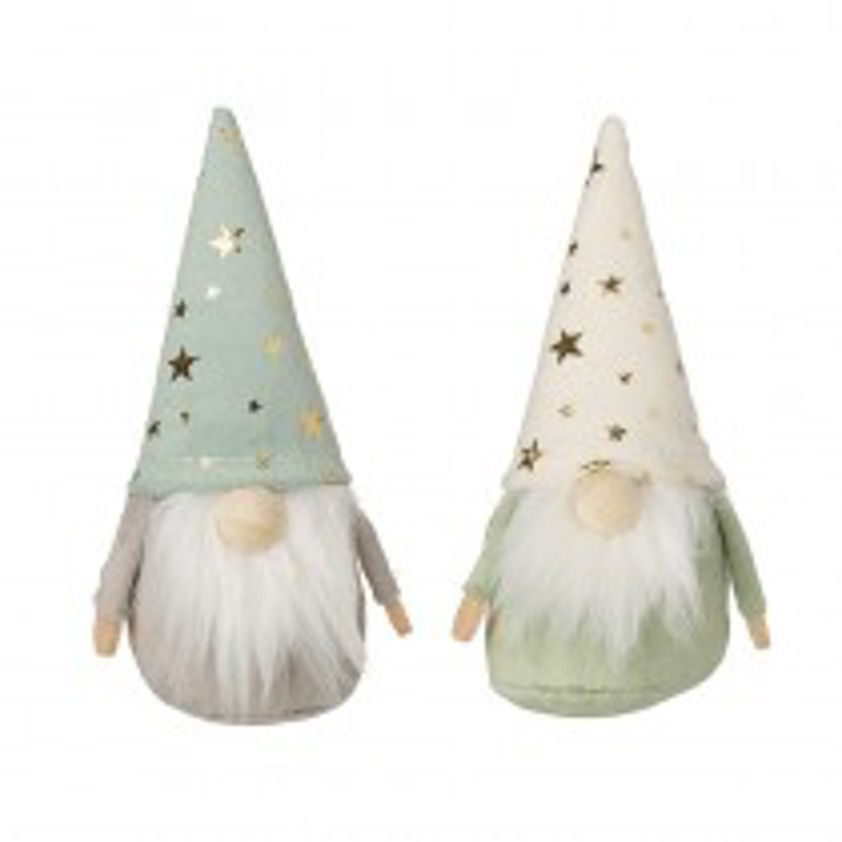 Sitting Gonks With Gold Star Hats