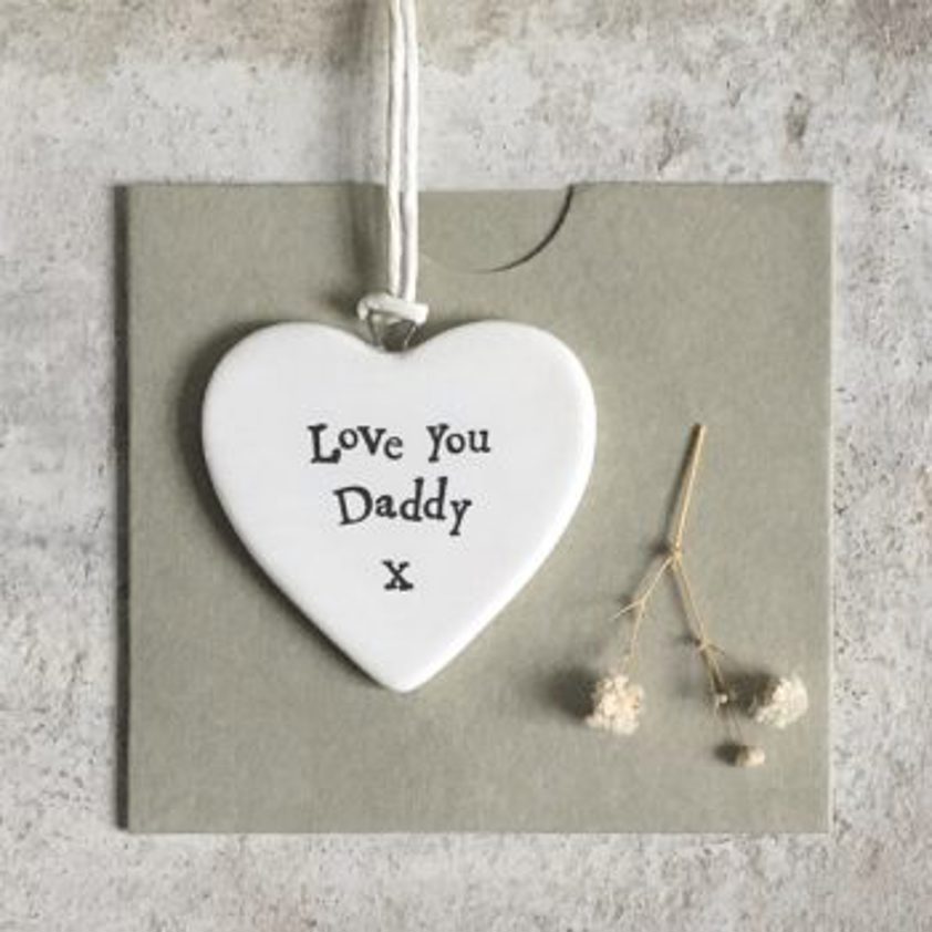 Small Hanging Heart Love daddy