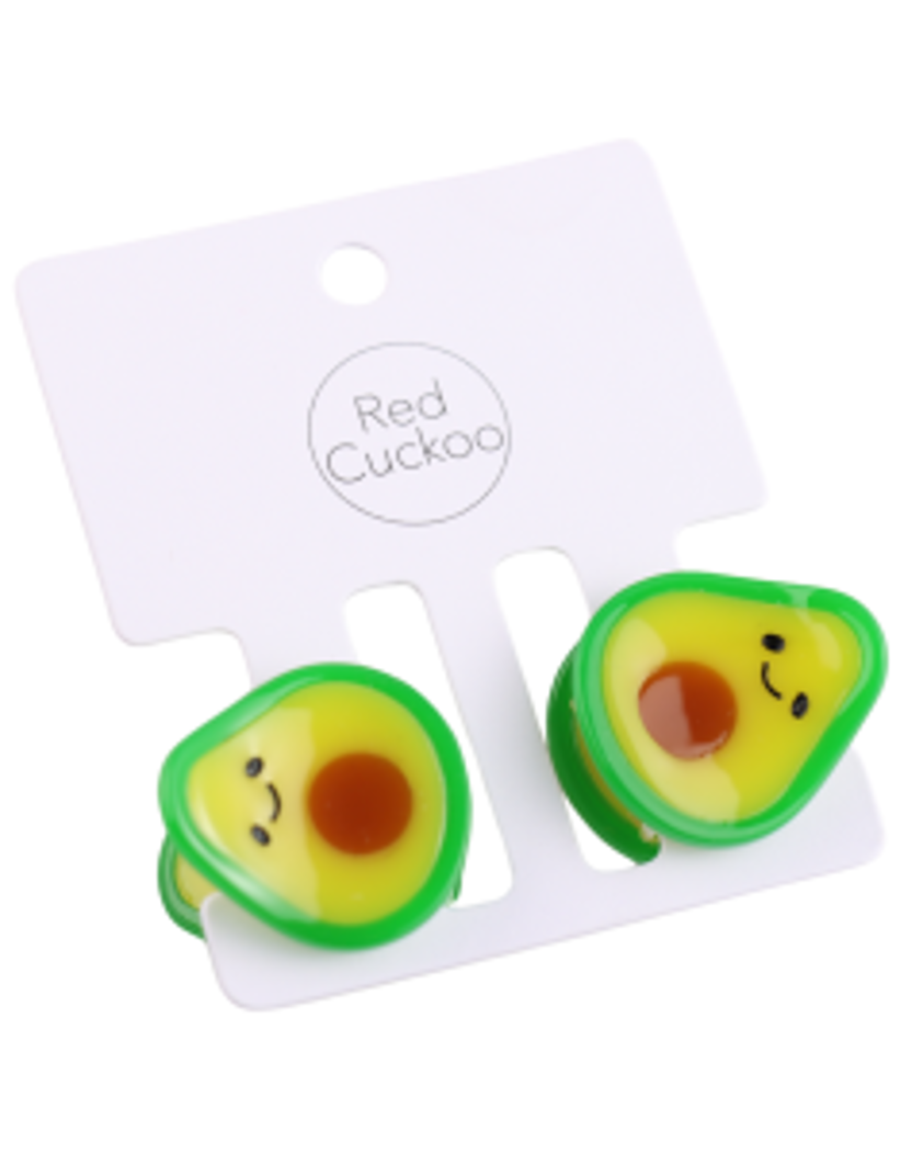 Avocado Hair Claw Clips Twin Pack