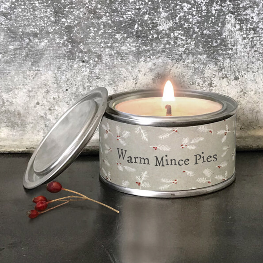 Berry candle-Warm mince pies