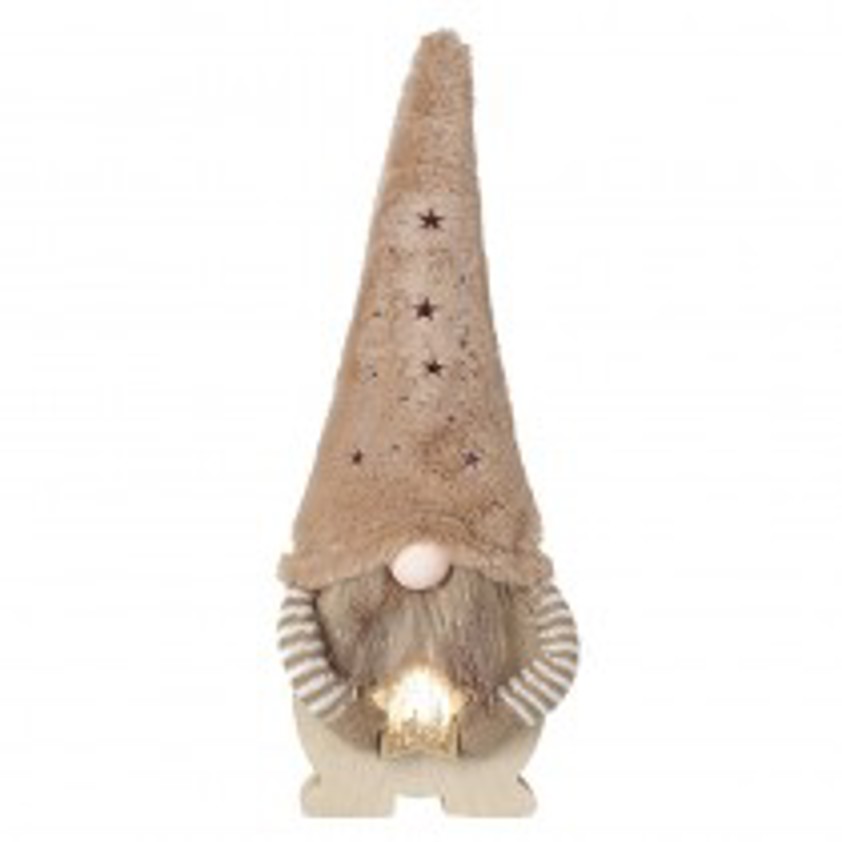 Light Up Star Gonk In Fur Star Hat