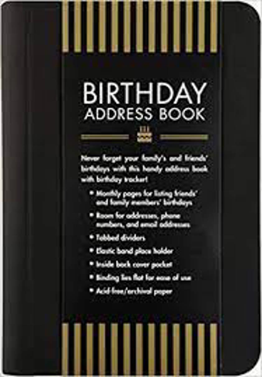 Birthday Address Book