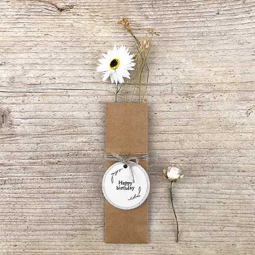 Dried flower posy-Happy birthday