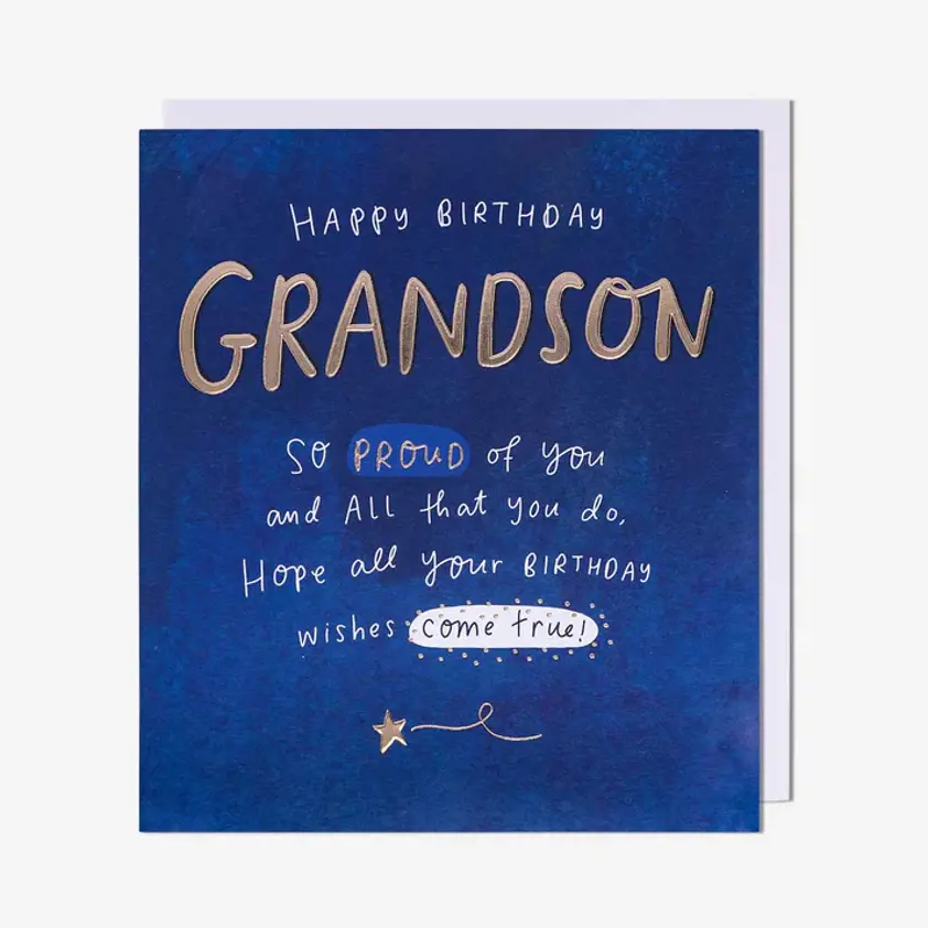 Grandson So Proud
