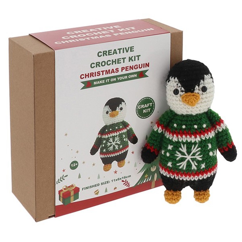 Creative Crochet Christmas Jumper Penguin