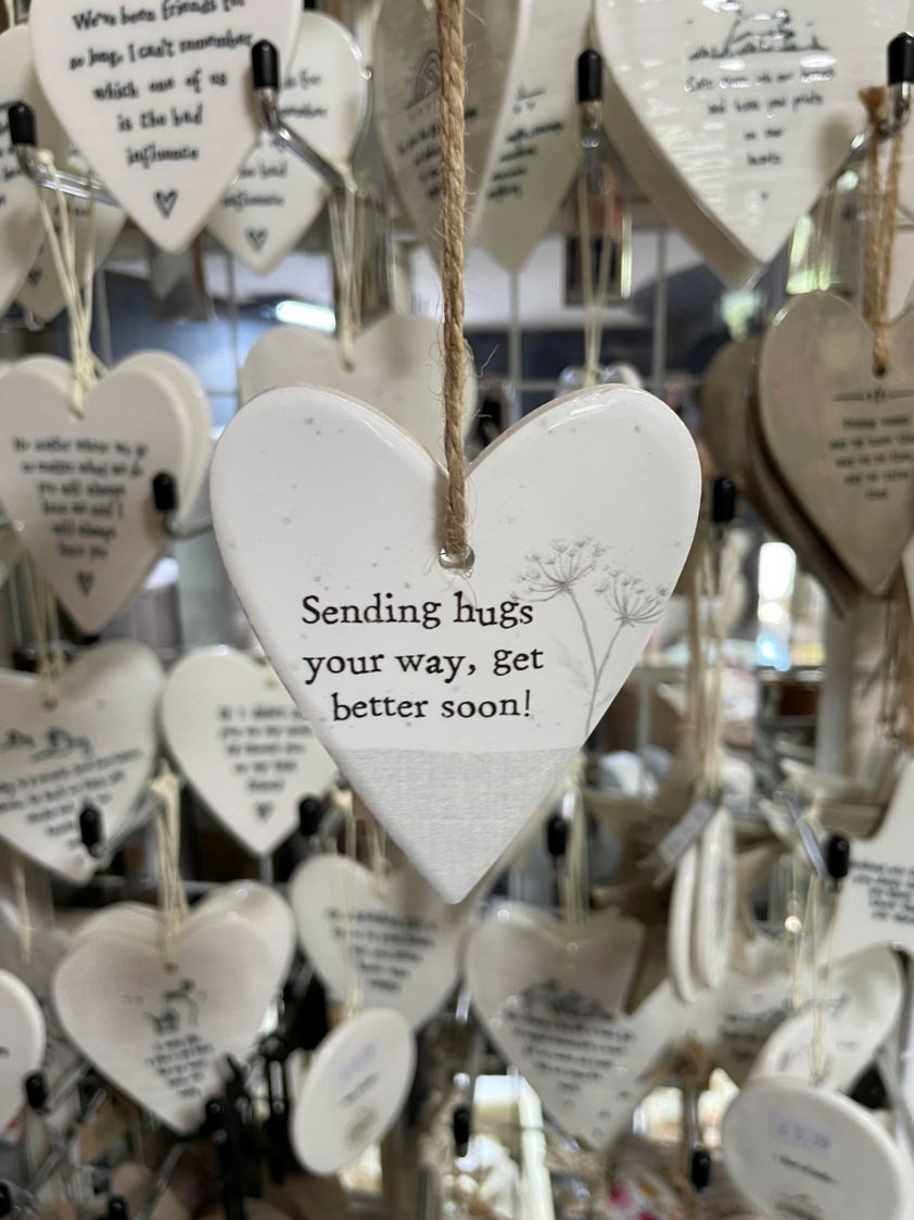 Ceramic Hanging Heart Occasion