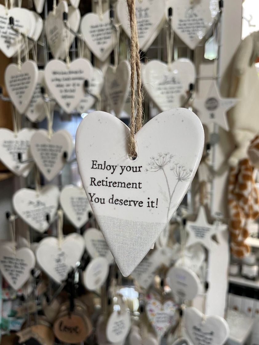 Ceramic Hanging Heart Occasion