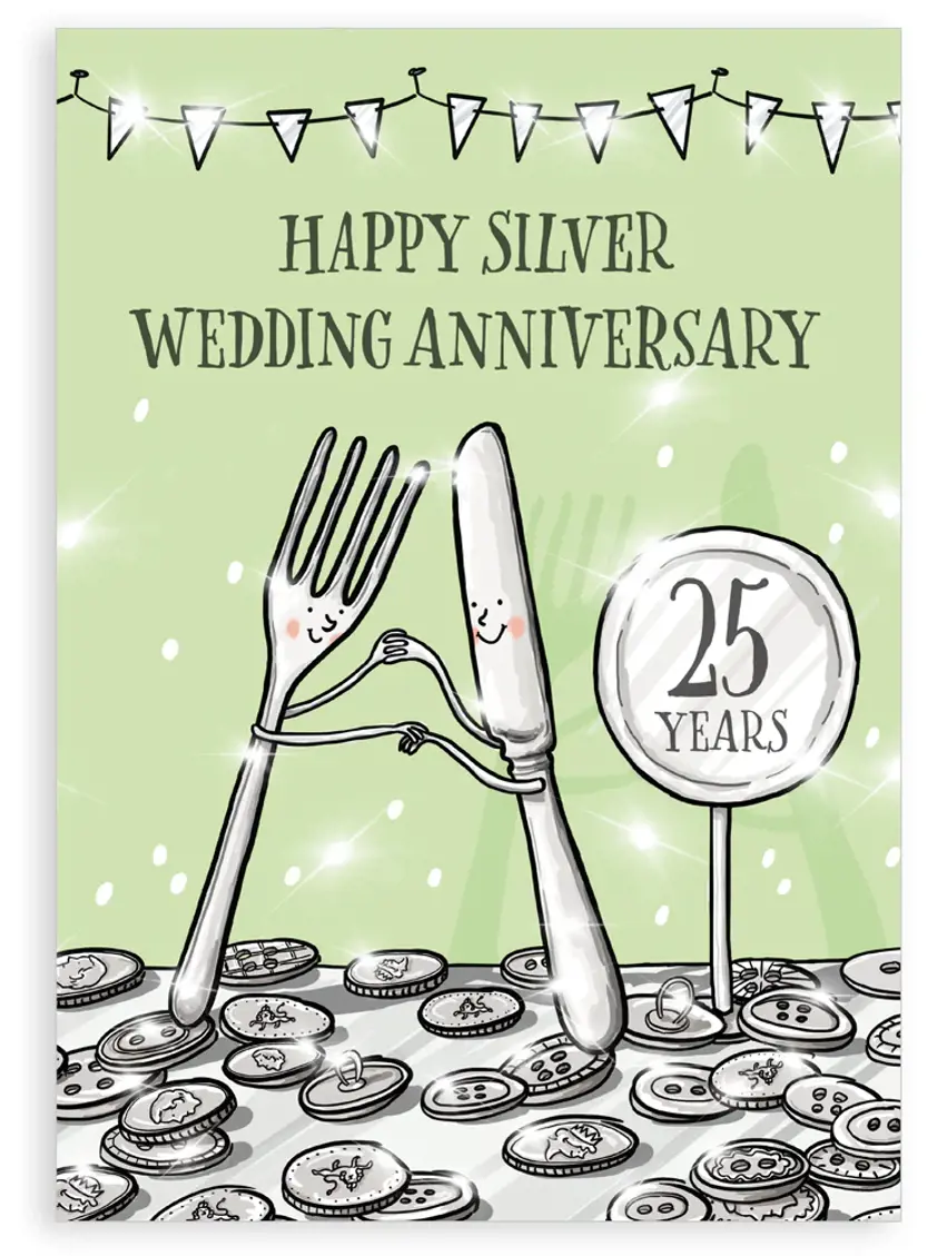 Silver wedding anniversary