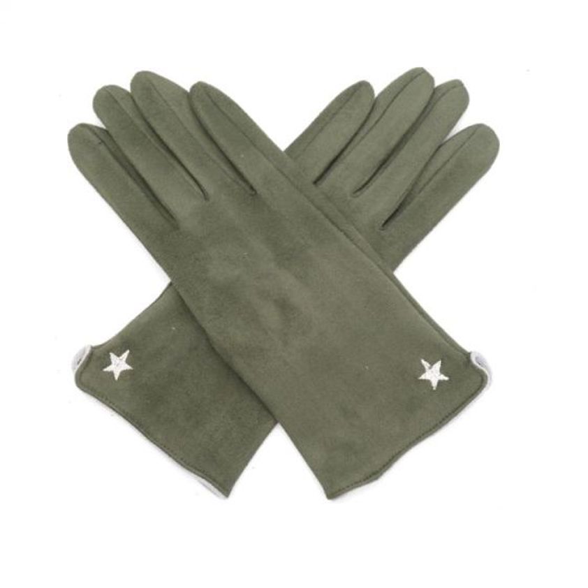 Star Gloves Olive