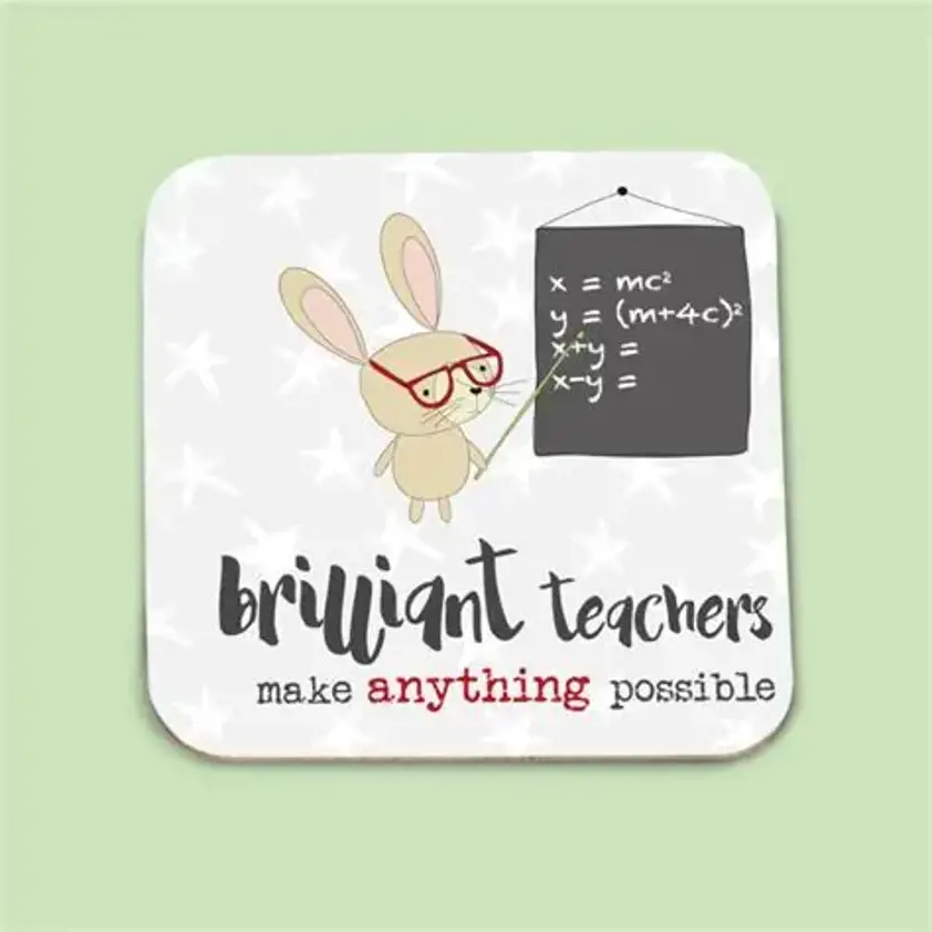 Briliant Teachers Dandelion Coaster