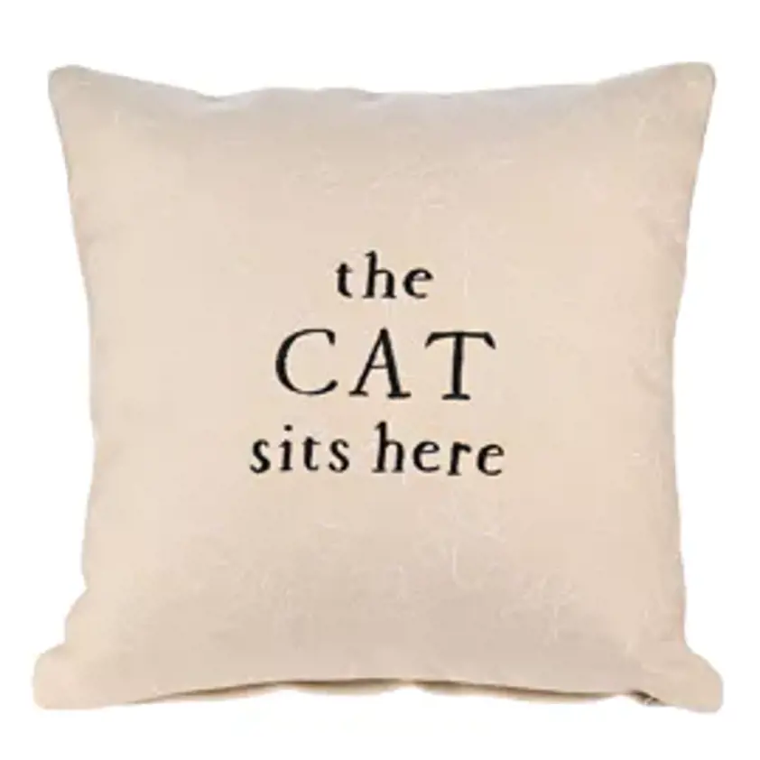 Best of Breed Cushion The Cat Sits Here