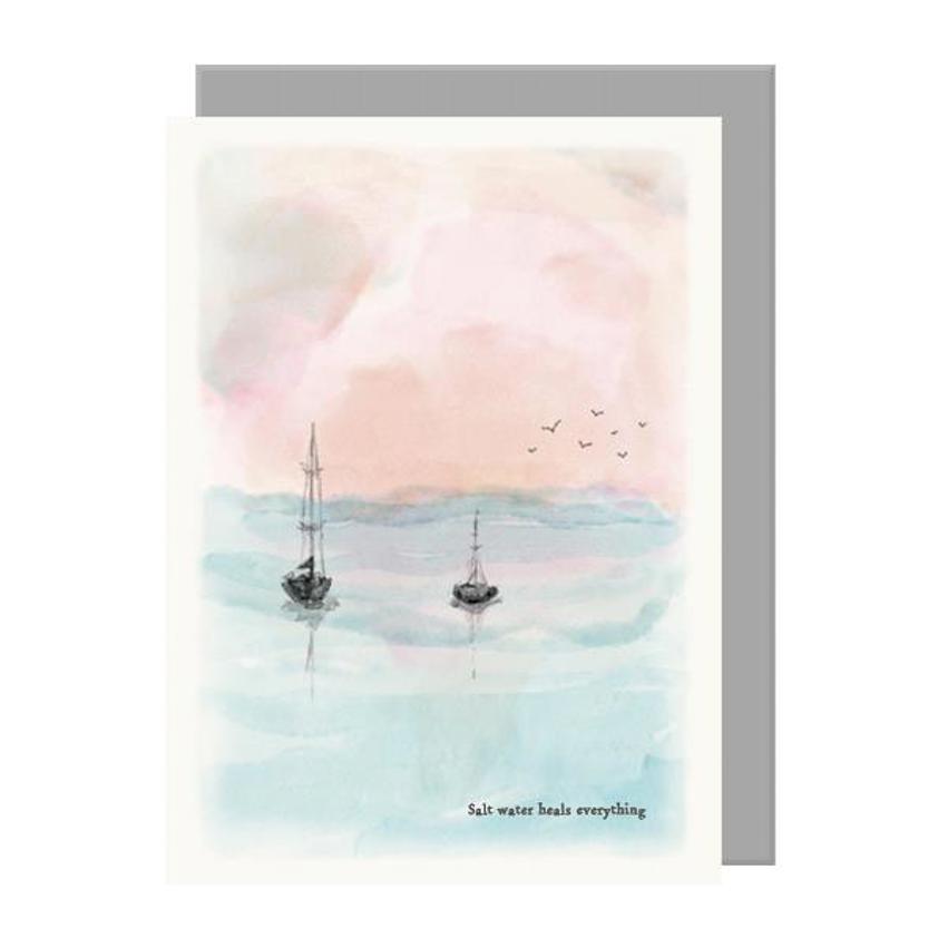 Seascape card-Salt water heals everything