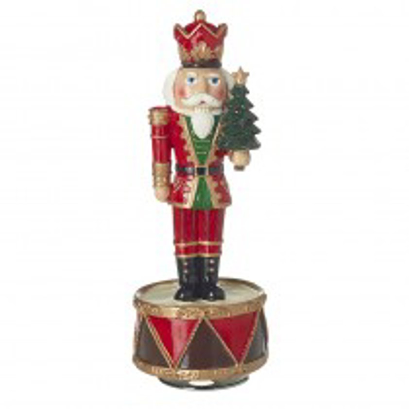 Spinning Musical Nutcracker With Tree