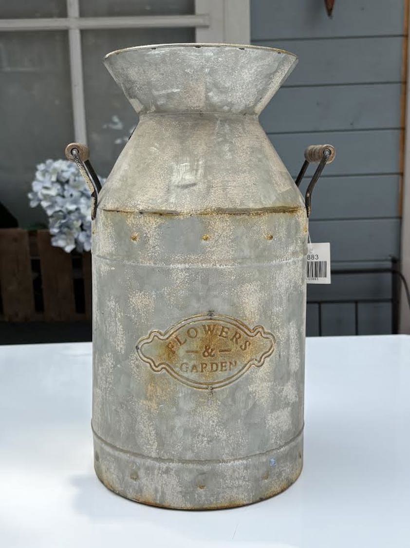 Galvinised Milk Churn