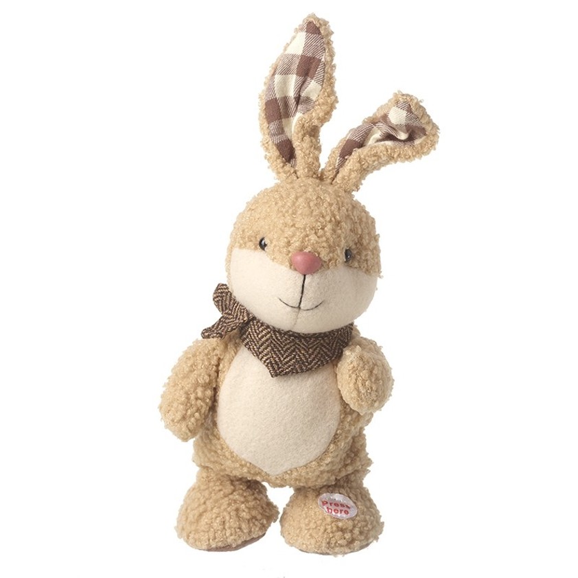 Singing & Walking Rabbit In Scarf