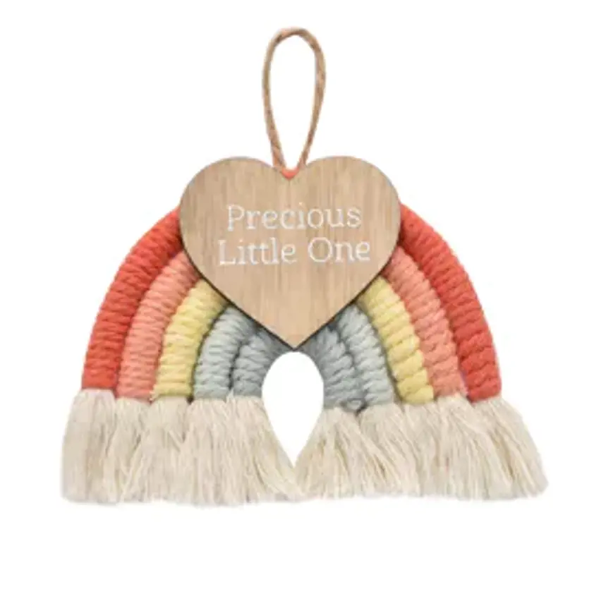 Petit Cheri Macrame Rainbow Hanger Little One