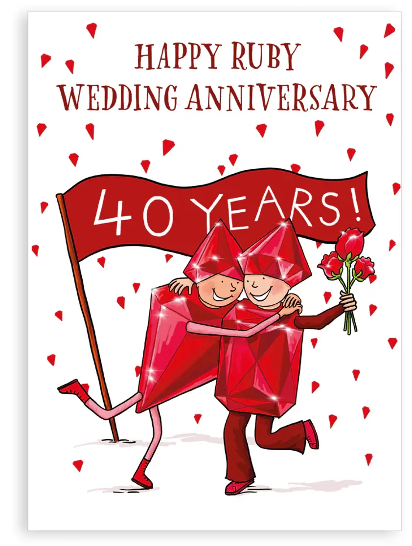 Ruby wedding anniversary