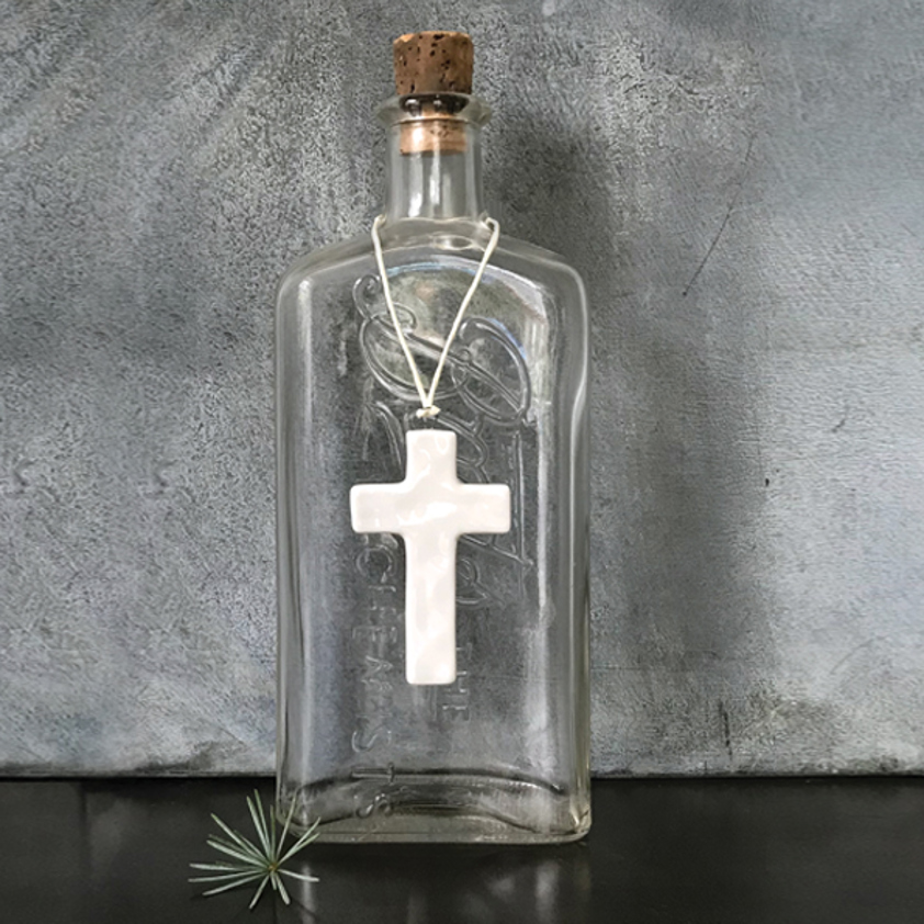 Porcelain hanging Cross